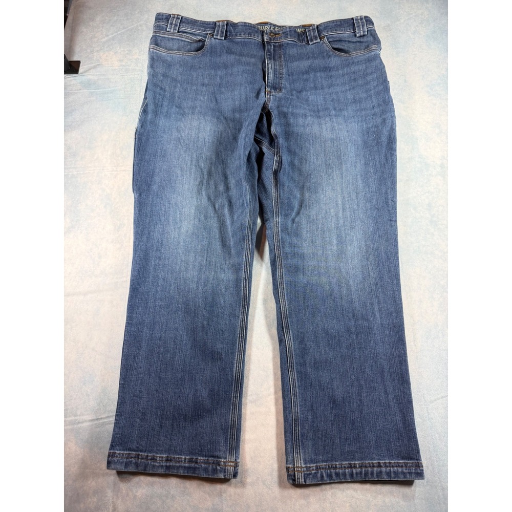 Duluth Carpenter Jeans Mens 44x30 Blue Excellent Ballroom Double Flex Standard - Picture 2 of 10
